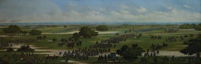 Marcha del Ejército Argentino a tomar posiciones para el ataque a Curupayti el 22/09/1866 de Candido Lopez